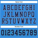 Custom Name and Number Electric Blue Navy Gray Teal Mesh Football Jersey - Personalized Authentic Team Apparel Personalized