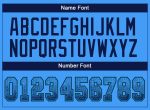 Personalized Electric Blue Navy Teal Fashion Football Jersey - Mesh Drift Design Personalized Electric Blue Navy-Teal Mesh