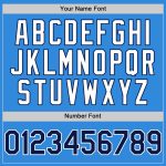 Personalized Twinkle Star Baseball Jersey in Electric Blue Navy-White 3D Gradient Style Personalized Electric Blue Navy-White