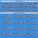 Personalized Twinkle Star Baseball Jersey in Electric Blue Navy-White 3D Gradient Style Personalized Electric Blue Navy-White