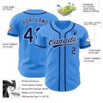 Personalized Electric Blue Navy White Baseball Jersey for Men and Women Personalized Electric Blue Navy-White Baseball Jersey