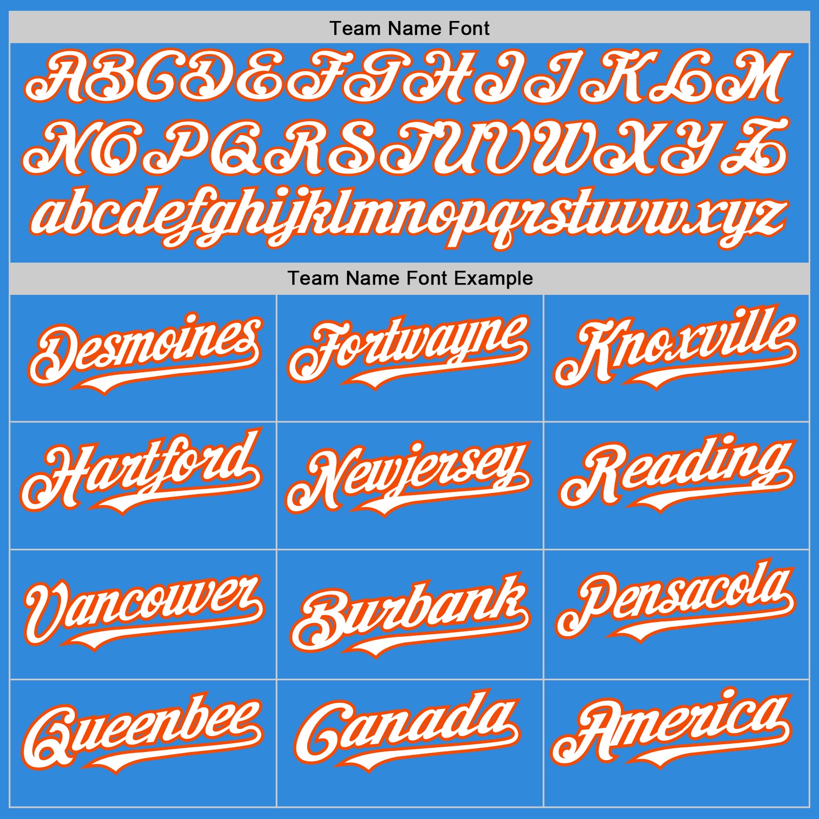 Personalized Electric Blue Orange Pinstripe Softball Jersey | Unisex Two-Button Design Personalized Electric Blue Orange - Image 4