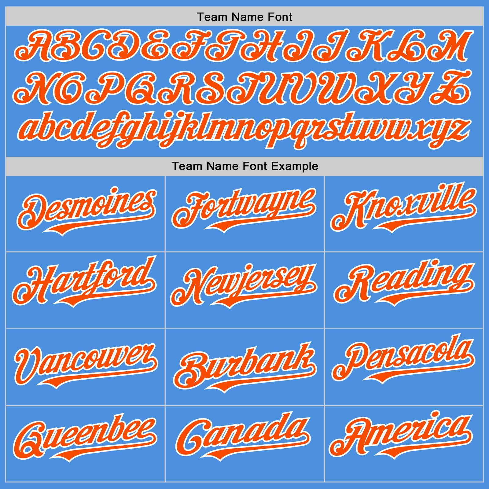 Personalized Electric Blue Baseball Jersey with Orange-White Lines Personalized Electric Blue Orange-White Line Baseball - Image 4