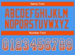 Personalized Electric Blue Orange White Drift Fashion Football Jersey Personalized Electric Blue Orange-White Mesh Drift