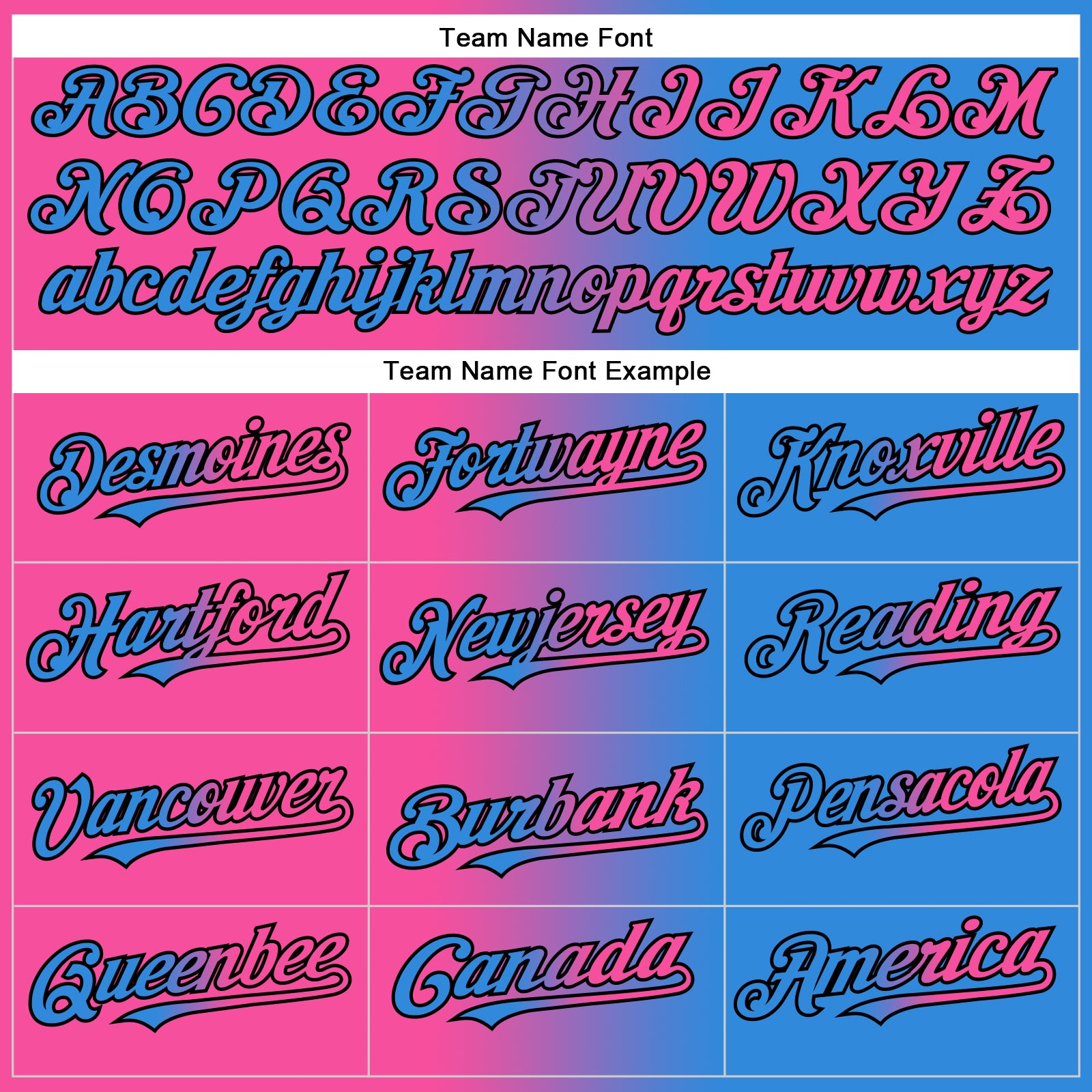 Personalized Electric Blue Pink-Black Gradient Fashion Two-Button Unisex Softball Jersey Team Custom Name and Number Custom Name and Number Gradient Softball Jersey for Team | Electric Blue Pink-Black Unisex Two-Button Design Personalized - Image 4