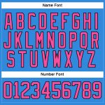 Personalized Electric Blue Pink Black Hockey Jersey Lace Neck for Men and Women Personalized Electric Blue Pink-Black Hockey