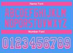 Custom Name and Number Football Jersey - Personalized Electric Blue Pink-White Mesh Drift Design Personalized Electric Blue