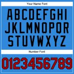 Custom Electric Blue Red-Black Baseball Jersey - Personalized Sports Apparel Personalized Electric Blue Red-Black Baseball