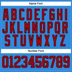 Personalized Electric Blue Red Black Hockey Jersey with Lace Neck Design Personalized Electric Blue Red-Black Hockey Lace