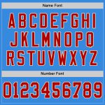 Personalized Electric Blue Red Cream Football Jersey - Retro Mesh Style Personalized Electric Blue Red-Cream Mesh Throwback