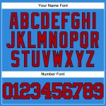 Personalized Electric Blue Red Navy Baseball Jersey for Men - Customizable Sports Apparel Personalized Electric Blue Red-Navy