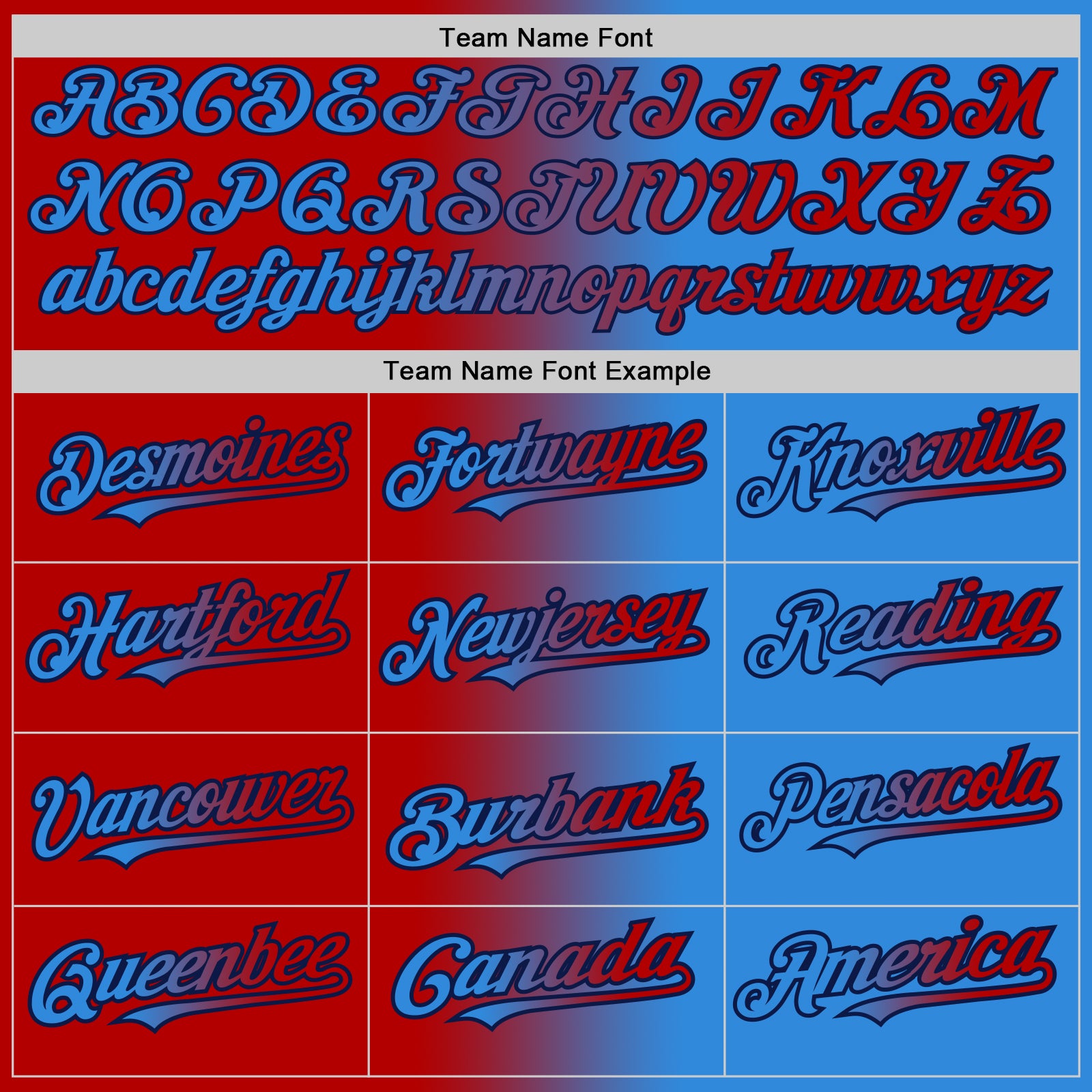 Personalized Electric Blue Red Navy Gradient Baseball Jersey Fashion Personalized Electric Blue Red-Navy Gradient Fashion - Image 4