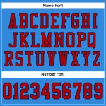Personalized Electric Blue Red-Navy Football Jersey - Custom Mesh Athletic Apparel Personalized Electric Blue Red-Navy Mesh