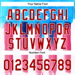 Custom American Flag Baseball Jersey - Personalized Electric Blue Red-White 3D Design with Name & Number Personalized Electric