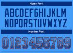 Custom Electric Blue Orange Drift Fashion Football Jersey with Personalized Name and Number Personalized Electric Blue Royal-Orange