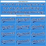 Custom Electric Blue Royal-White Baseball Jersey with Personalized Name and Number - Authentic Team Apparel Personalized