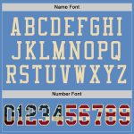 Personalized Electric Blue Vintage USA Flag Cream Mesh Football Jersey Personalized Electric Blue Vintage USA Flag-City Cream