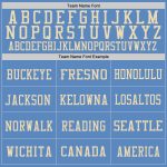 Personalized Electric Blue Vintage USA Flag Cream Mesh Football Jersey Personalized Electric Blue Vintage USA Flag-City Cream