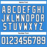 Personalized Electric Blue White Brown Hockey Lace Jersey for Men and Women Personalized Electric Blue White-Brown Hockey