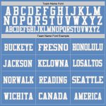 Personalized Custom Football Jersey with Electric Blue White-Gray Mesh Design, Team Name & Number Personalized Electric Blue