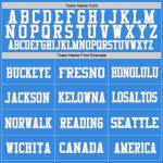 Custom Team Football Jersey - Personalized Electric Blue White Gray Mesh Authentic Throwback with Name & Number Personalized