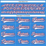 Custom Name Number Jersey for Hockey - Personalized Electric Blue White Maroon Lace Neck Team Apparel Personalized Electric