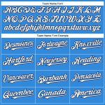Personalized Electric Blue and White-Navy Baseball Jersey for Men and Women - Custom Team Apparel Personalized Electric Blue