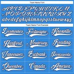 Custom Name Number Jersey - Personalized Electric Blue White-Navy Hockey Lace Neck Apparel Personalized Electric Blue White-Navy