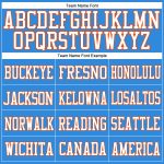 Personalized Electric Blue White Orange Football Jersey - Custom Mesh Team Apparel Personalized Electric Blue White-Orange