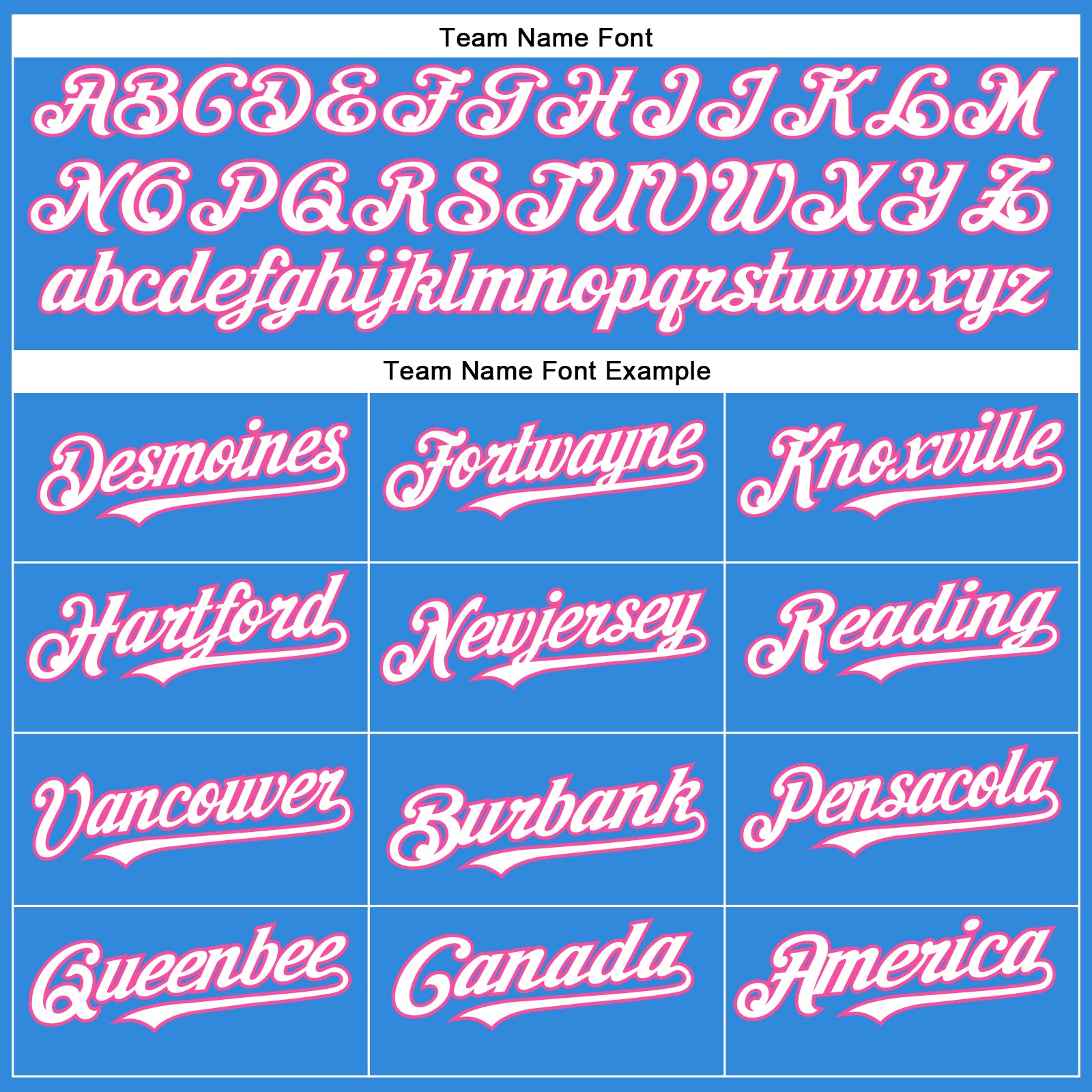Personalized Electric Blue White Pink Baseball Jersey for Men and Women Personalized Electric Blue White-Pink Baseball Jersey - Image 4
