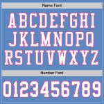 Custom Electric Blue White-Pink Mesh Football Jersey - Authentic Style Personalized Electric Blue White-Pink Mesh Authentic