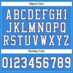Custom Name and Number Football Jersey - Personalized Electric Blue White-Purple Mesh Team Apparel Personalized Electric