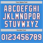 Custom Authentic Baseball Jersey - Personalized Electric Blue & Red, Your Name & Number, 3 Color Variants Available Personalized