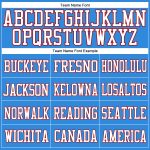 Electric Blue White-Red Personalized Football Jersey - Custom Sports Apparel Personalized Electric Blue White-Red Mesh Football