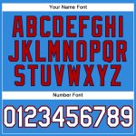 Custom Electric Blue Red Navy Baseball Jersey for Men and Women Personalized Electric Blue White Red-Navy Baseball Jersey