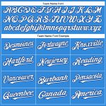 Personalized Electric Blue White Royal Baseball Jersey - Authentic Team Apparel Personalized Electric Blue White-Royal Authentic