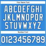 Personalized Electric Blue White Baseball Jersey for Men and Women - Royal Custom Sport Apparel Personalized Electric Blue