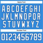 Personalized Electric Blue White-Royal Hockey Jersey with Lace Neck Design Personalized Electric Blue White-Royal Hockey