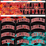Personalized Basketball Jersey Aqua-Red Sublimation Round Neck Suit for Men Personalized Figure Aqua-Red Round Neck Sublimation