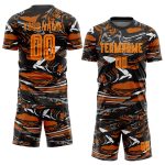 Personalized Texas Orange Soccer Jersey - Bay Orange Sublimation Uniform Personalized Figure Bay Orange-Texas Orange Sublimation