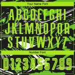 Custom Sublimation Soccer Jersey with Personalized Name & Number in Neon Green/Aurora Green - Team Uniform Personalized Figure
