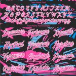 Personalized 3D Varsity Letterman Jacket Pink Light Blue Full-Snap Bomber Personalized Figure Pink-Light Blue 3D Bomber Full-Snap
