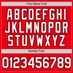 Custom Fire Red White Black Authentic Baseball Jersey - Personalized Sportswear Personalized Fire Red White-Black Authentic