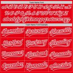 Personalized Fire Red White Gray Baseball Jersey - Authentic Design for Fans Personalized Fire Red White-Gray Authentic Baseball