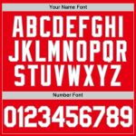 Custom Name and Number Authentic Baseball Jersey - Personalized Fire Red White-Gray Team Apparel Personalized Fire Red White-Gray