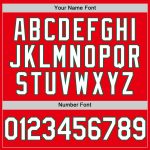 Custom Name and Number Authentic Baseball Jersey - Personalized Fire Red White Kelly Green Team Jersey Personalized Fire