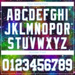 Custom Name and Number 3D Baseball Jersey - Personalized Galactic White and Light Blue Design Personalized Galactic White-Light