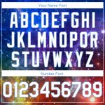 Custom Galactic 3D Basketball Jersey in White and Light Blue - Personalized Sports Apparel Personalized Galactic White-Light