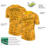 Personalized Gold Black 3D Ingot Money T-Shirt for Performance and Style Personalized Gold Black 3D Gold Ingot Money Theme