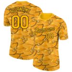 Personalized Gold Black 3D Ingot Money T-Shirt for Performance and Style Personalized Gold Black 3D Gold Ingot Money Theme